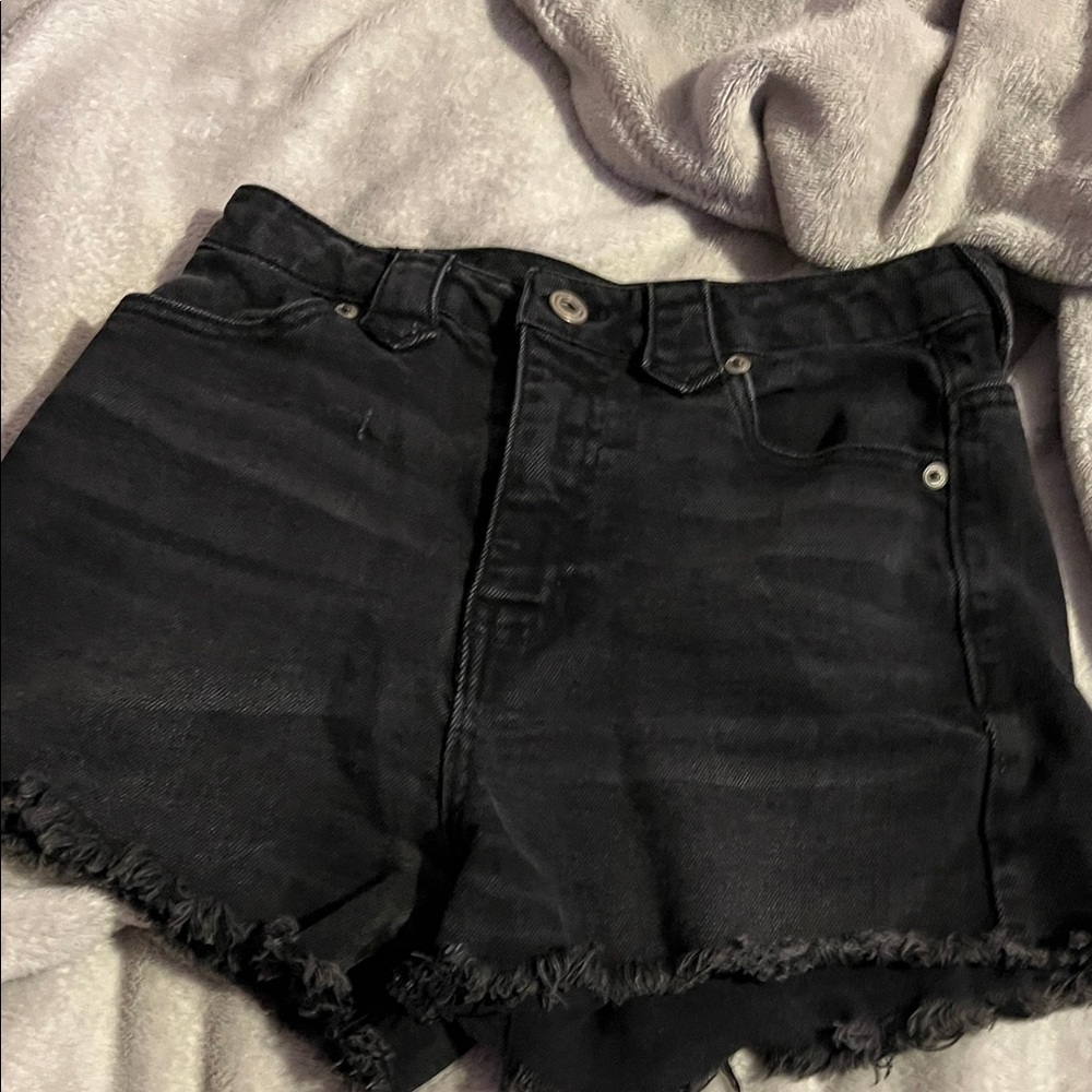 Kendall & Kylie Black Jean Shorts